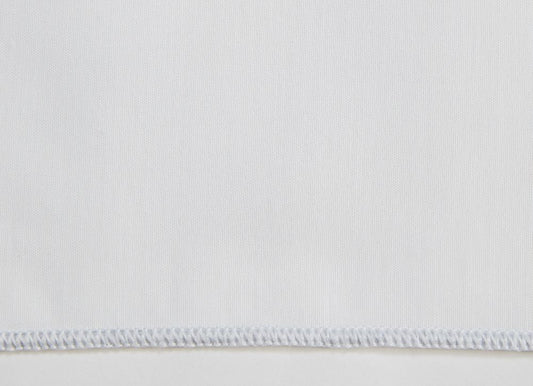 Edmund Bell Slub Leaded Voile White FR fabric