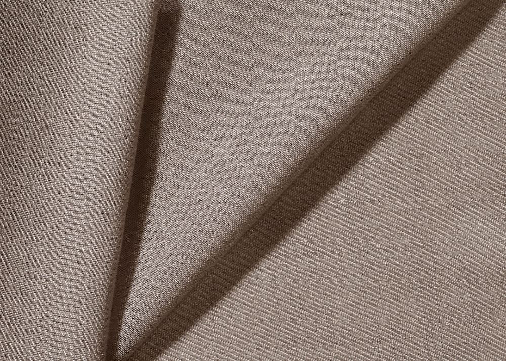 Edmund Bell Revive Taupe Fire Retardant Sheer Curtain Fabric
