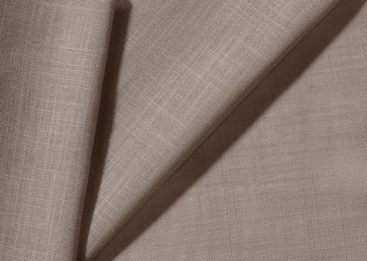 Edmund Bell Revive Taupe Fire Retardant Sheer Curtain Fabric