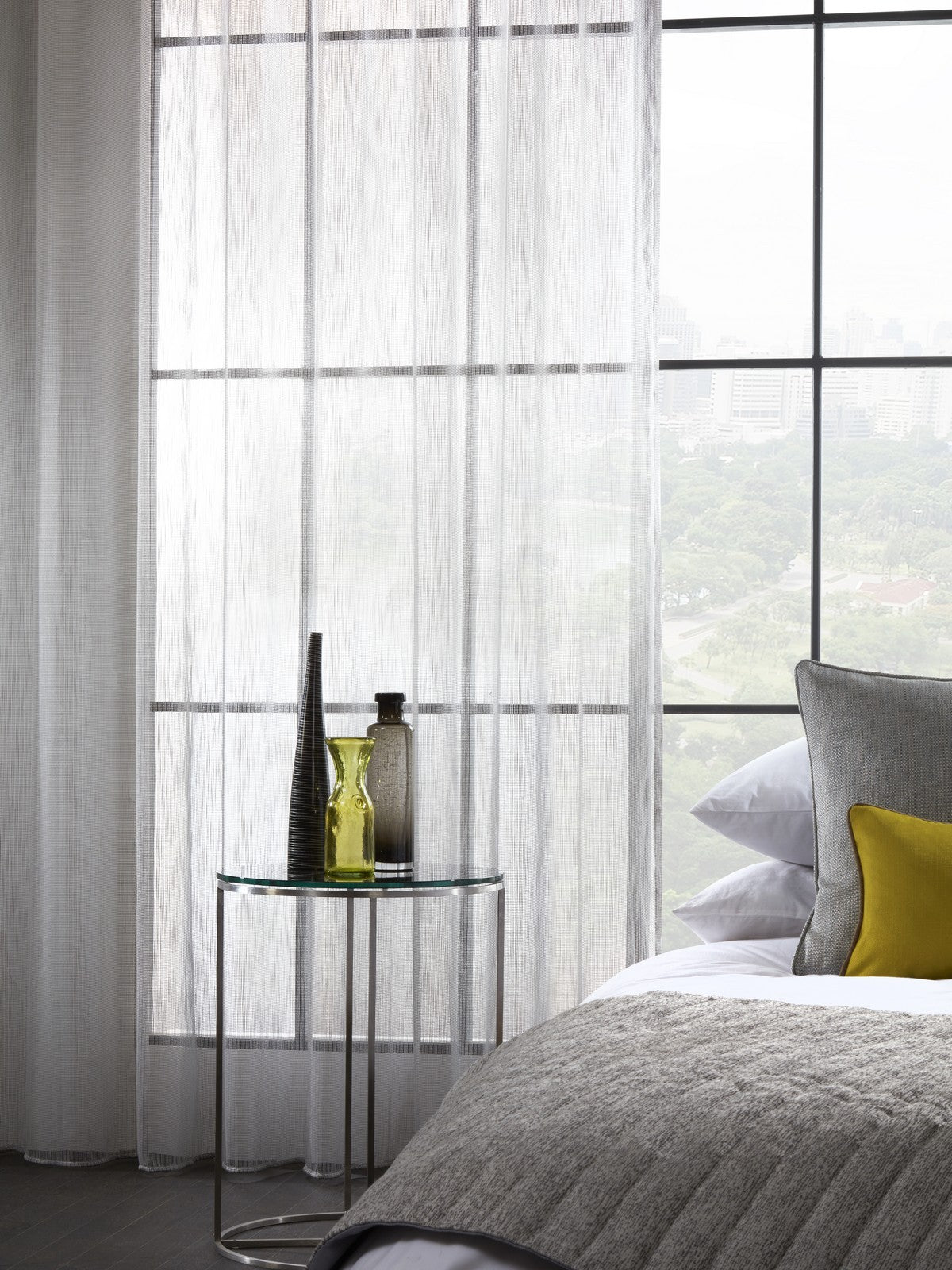 Edmund Bell Nuance sheer curtains lifestyle