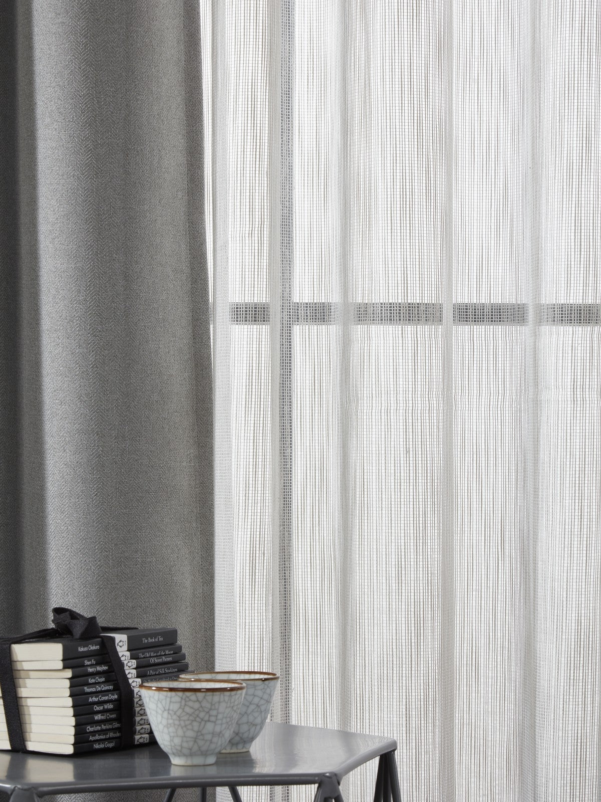 Edmund Bell Nuance sheer curtains lifestyle