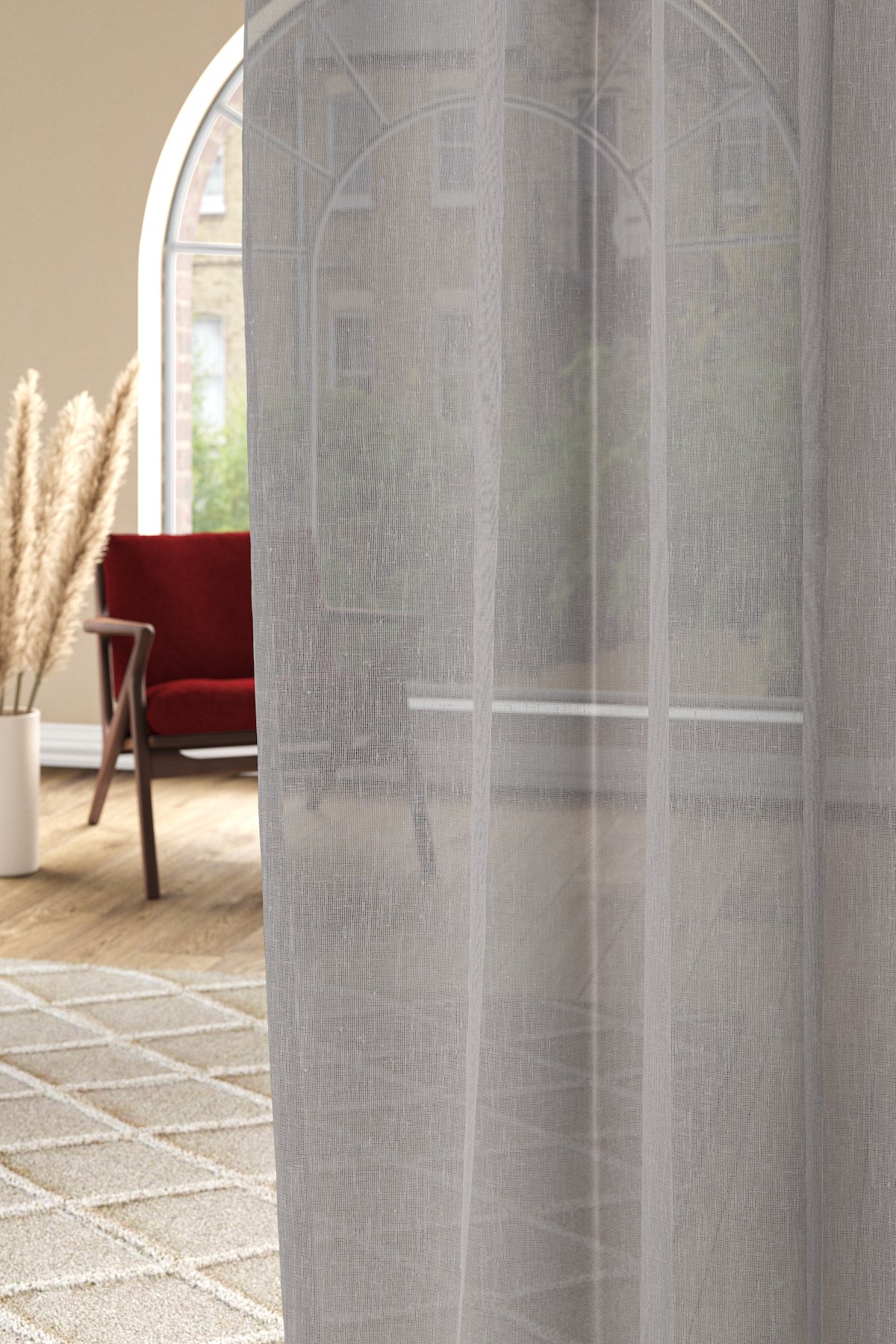 Edmund Bell Sway sheer curtains lifestyle