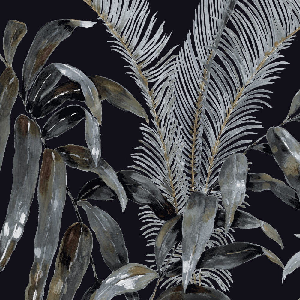 Mallion & Knowles Pavillion Charcoal Fire Retardant Curtains texture detail