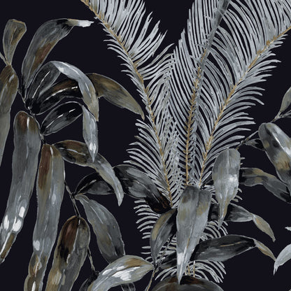 Mallion & Knowles Pavillion Charcoal Fire Retardant Curtains texture detail