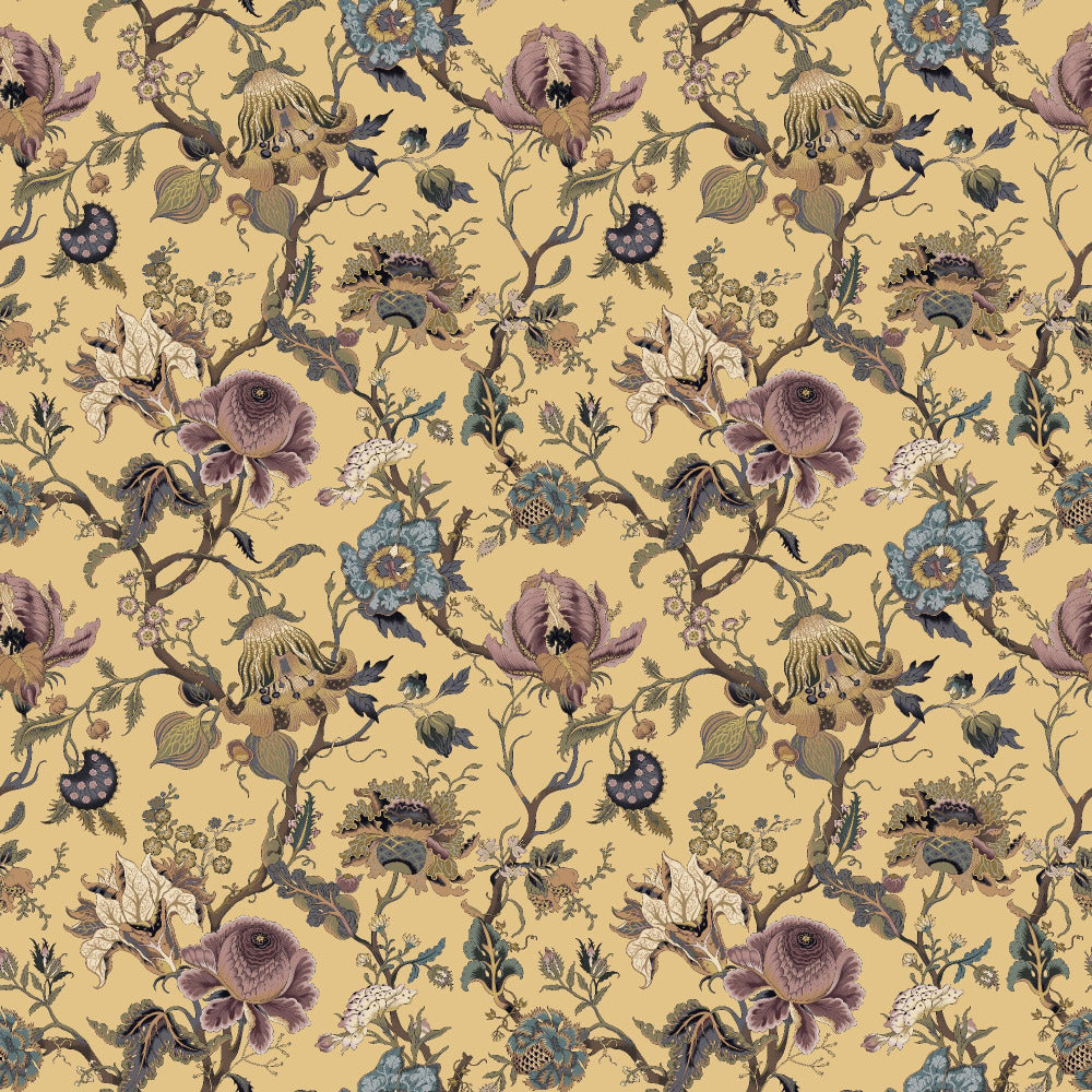 Mallion & Knowles Athena Buttermilk Fire Retardant Curtains