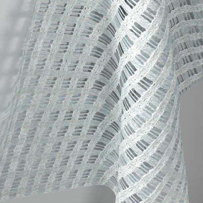 Sekers Sedna Dove fire retardant curtain fabric, view 2