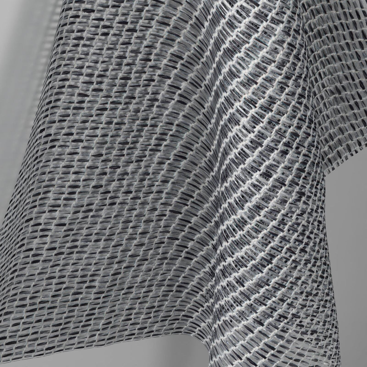 Sekers Shamal Ash fire retardant curtain fabric, view 2