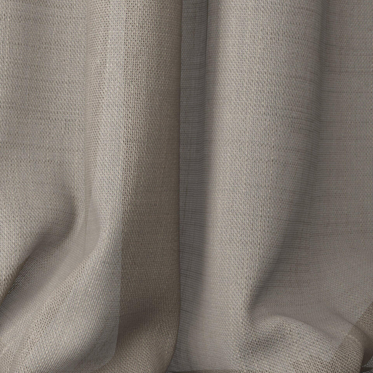 Sekers Areo Taupe fire retardant curtain fabric, view 3