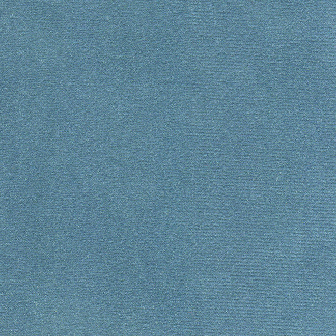 Bancroft Phoenix Velvet Mid Blue Fire Retardant Curtains