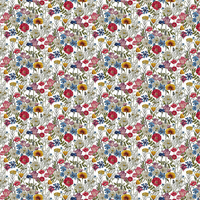 Bancroft Audley Wildflower Fire Retardant Curtains