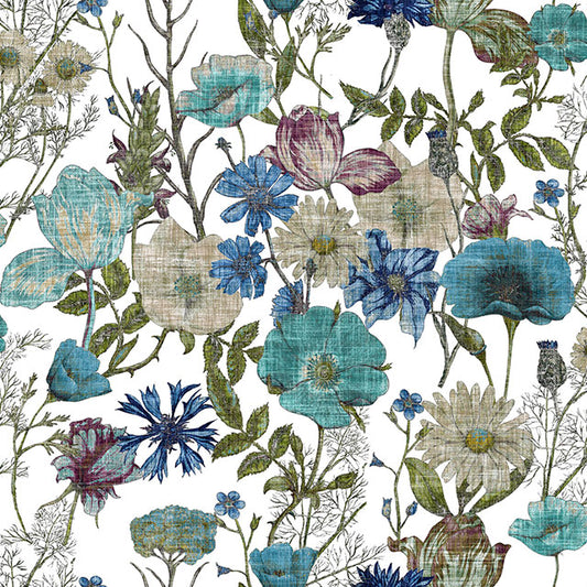 Bancroft Hidcote Cornflower Fire Retardant Curtains