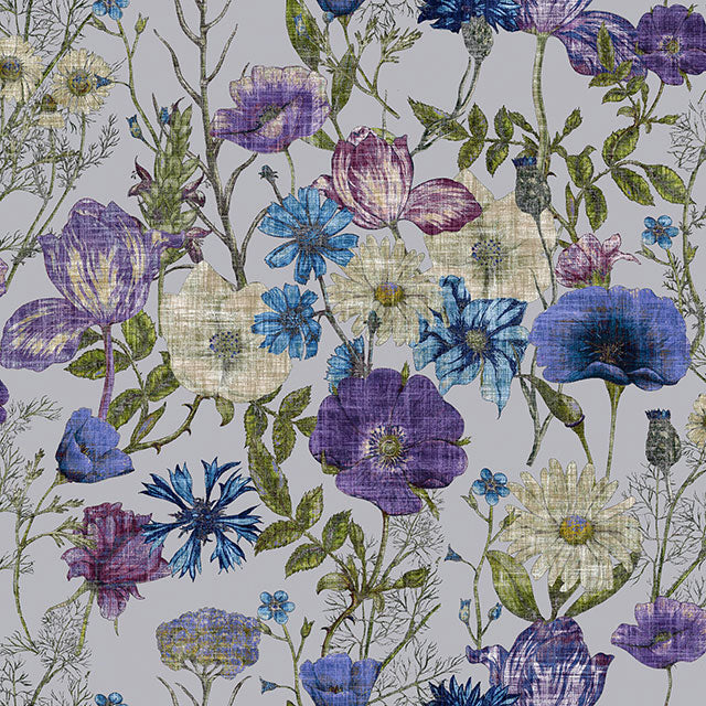 Bancroft Hidcote Lavender Fire Retardant Curtains