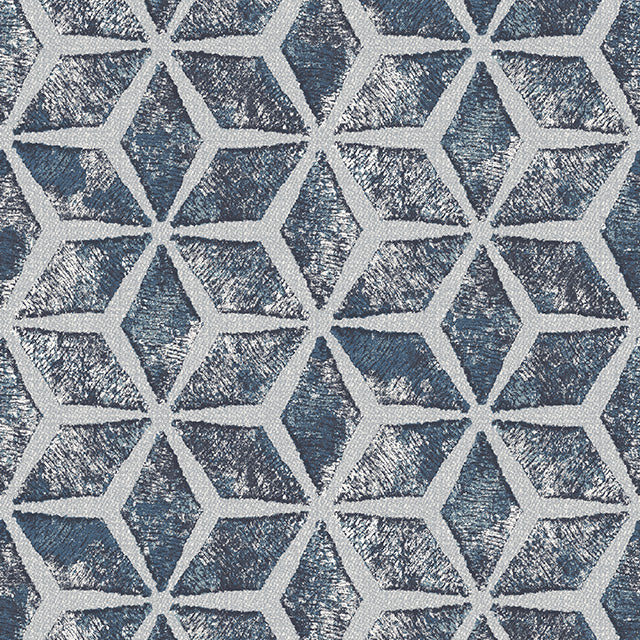Bancroft Calcite Sapphire Fire Retardant Curtains