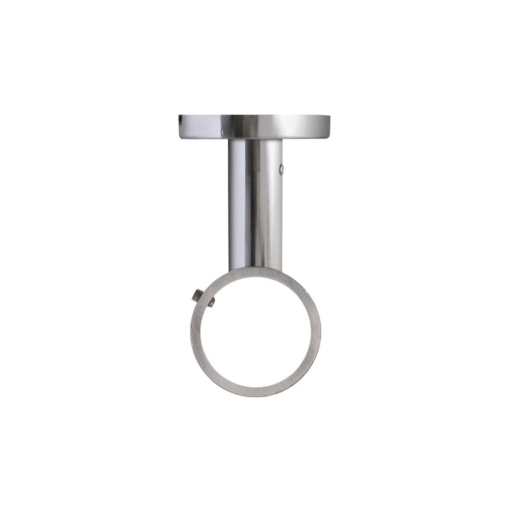28mm Contract Ceiling Bracket Polished Silver