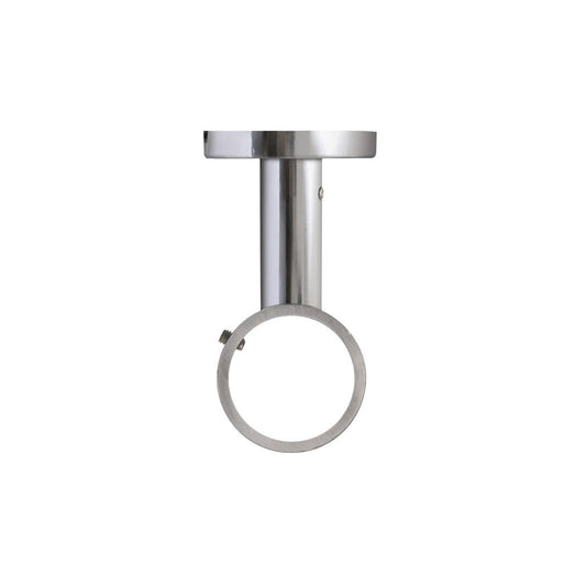 28mm Contract Ceiling Bracket Polished Silver