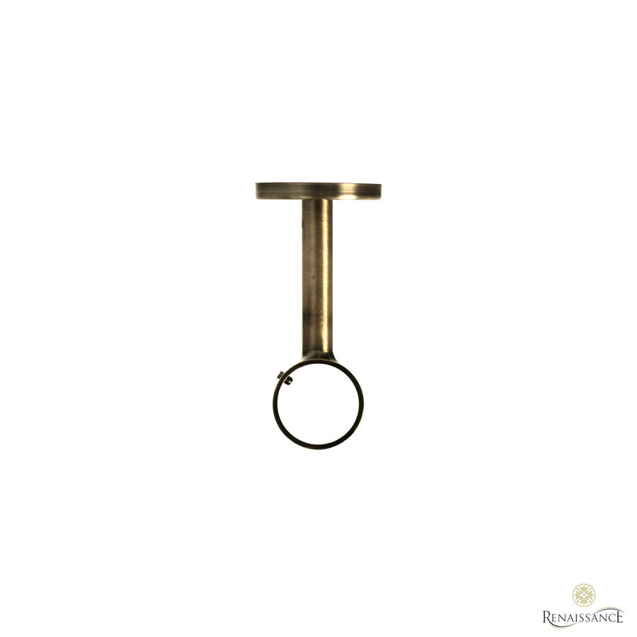 28mm Contract Ceiling Bracket Antique Brass