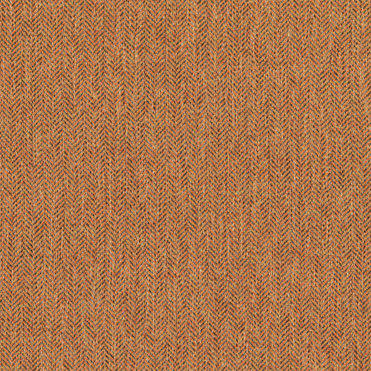 Classic Herringbone II Burnt Orange