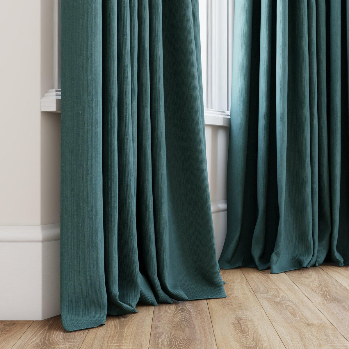 Sekers Glamis Dragonfly fire retardant curtain fabric made-up curtain