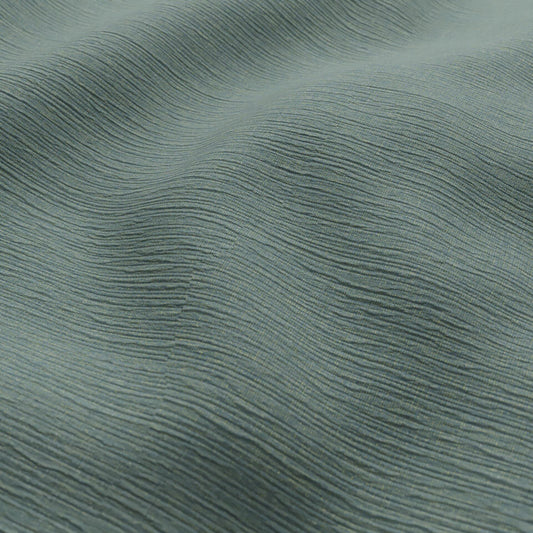 Sekers Glamis Seaspray fire retardant curtain fabric draped