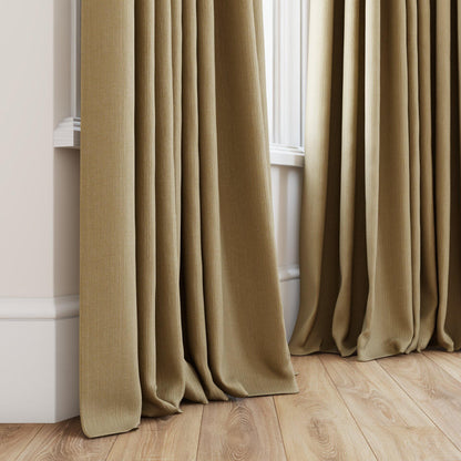 Sekers Glamis Hemp fire retardant curtain fabric made-up curtain
