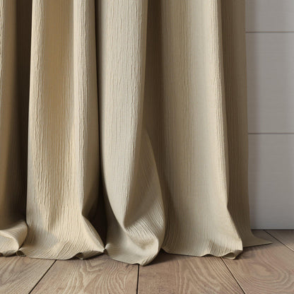 Sekers Glamis Desert fire retardant curtain fabric made-up curtain