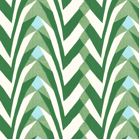 Panaz Klimt B20 Kelly Aqua Fire Retardant Curtains