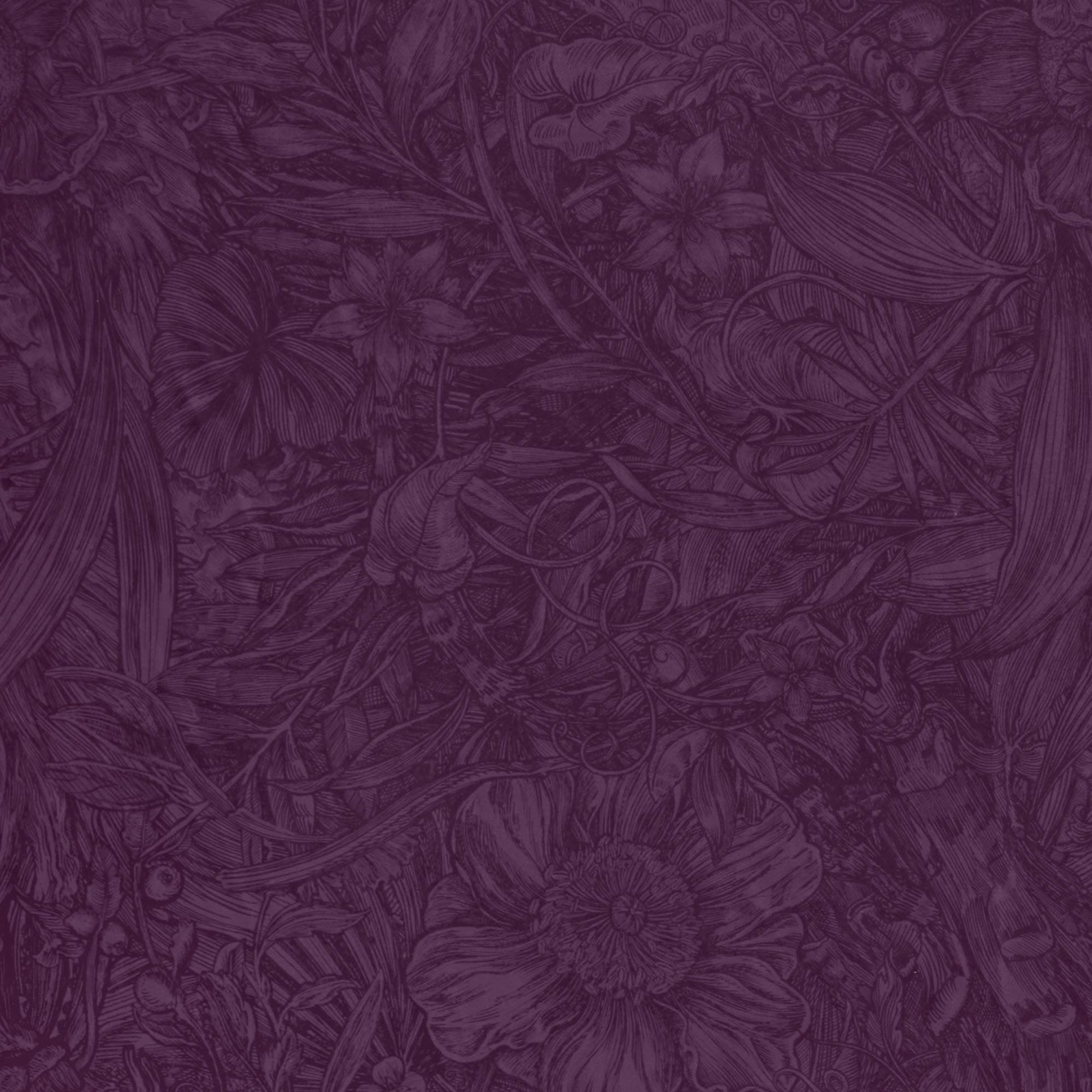 Jungle Tangle Burgundy
