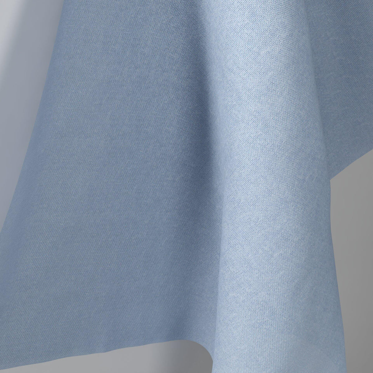 Sekers Kinnaird Steel Blue fire retardant curtain fabric
