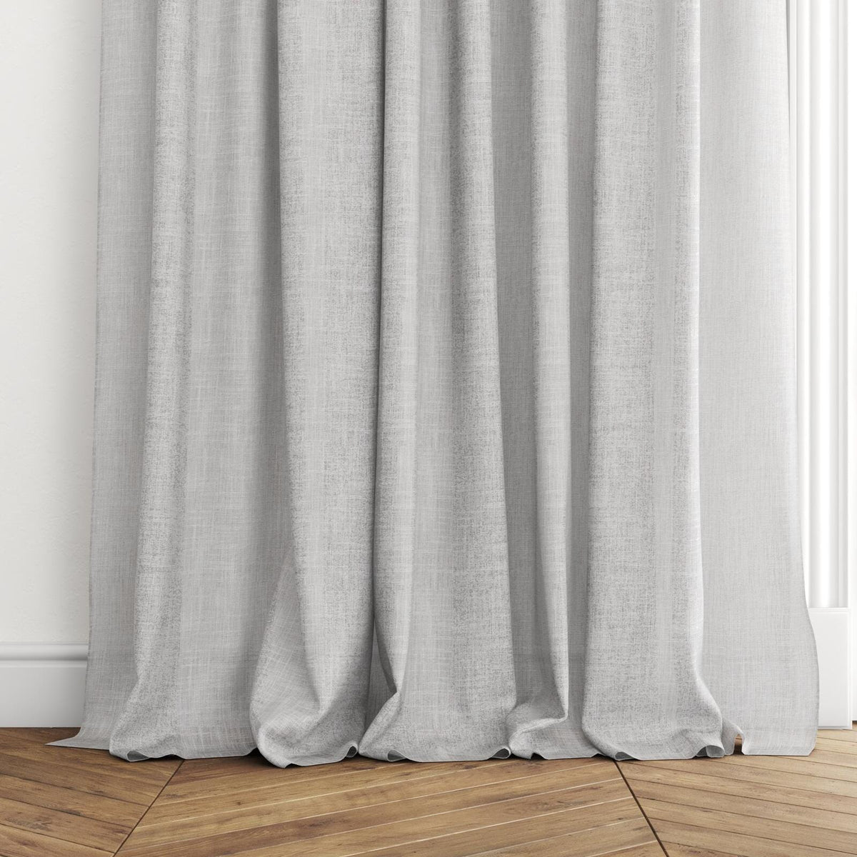 Sekers Lennox Haze fire retardant curtain fabric, view 3