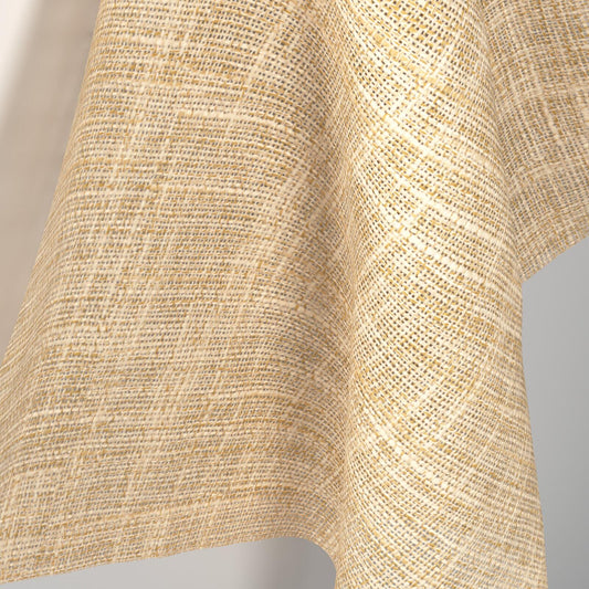 Sekers Lennox Apricot fire retardant curtain fabric, view 2