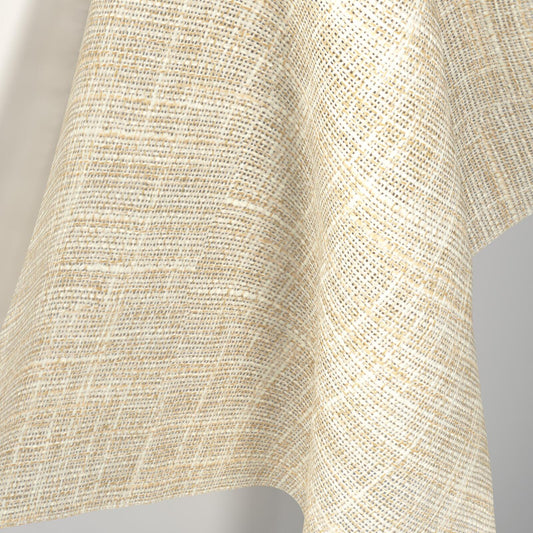 Sekers Lennox Honey fire retardant curtain fabric, view 2