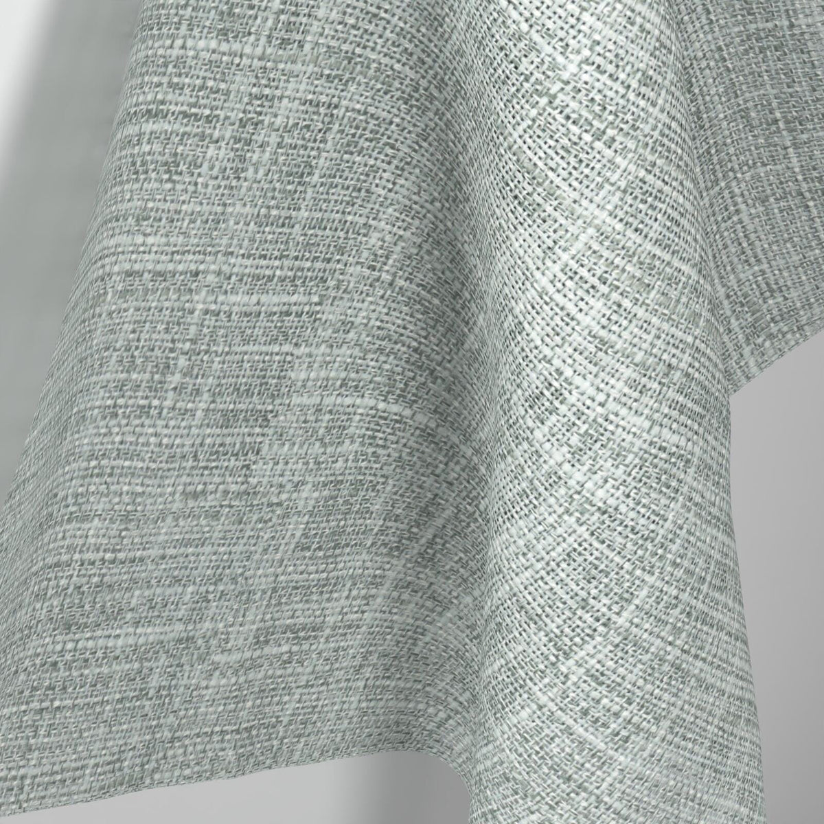 Sekers Lennox Seafoam fire retardant curtain fabric, view 2