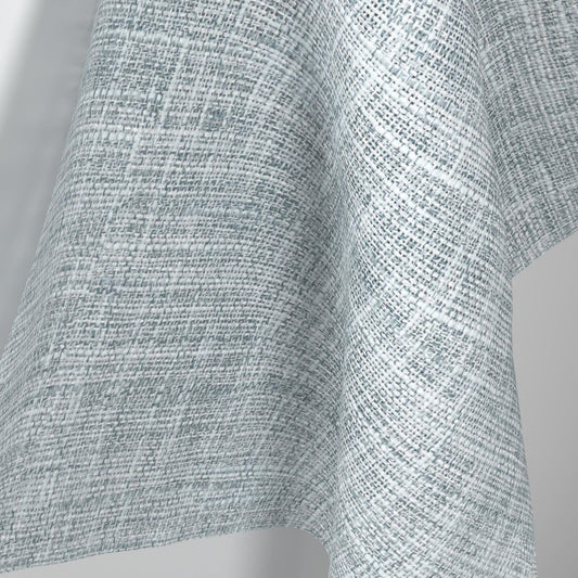 Sekers Lennox Sky fire retardant curtain fabric, view 2