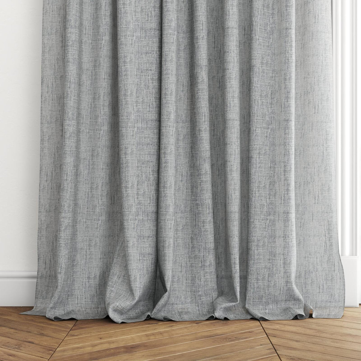 Sekers Lennox Tuxedo fire retardant curtain fabric, view 3