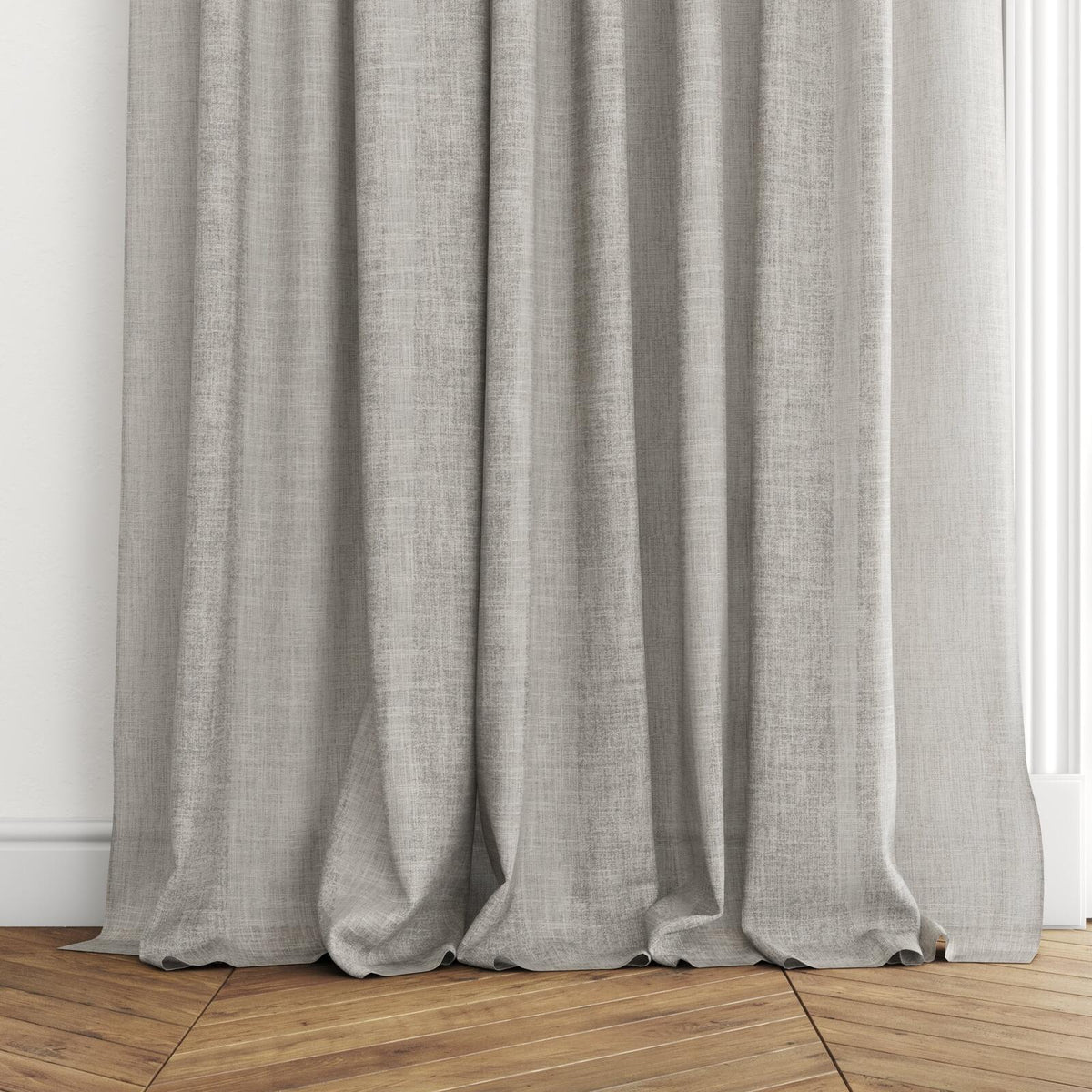 Sekers Lennox Tawny fire retardant curtain fabric, view 2