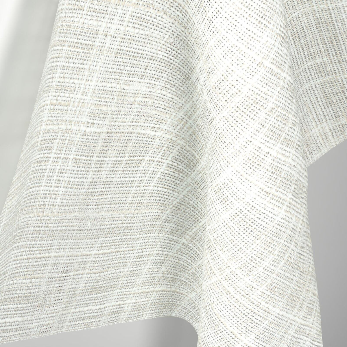 Sekers Lennox Champagne fire retardant curtain fabric, view 2