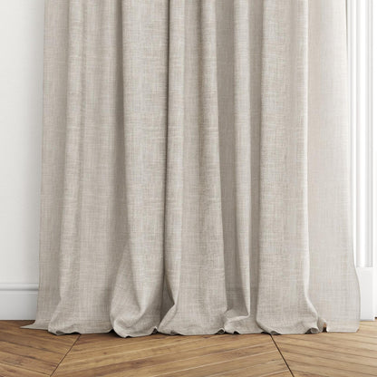 Sekers Lennox Wheat fire retardant curtain fabric, view 3