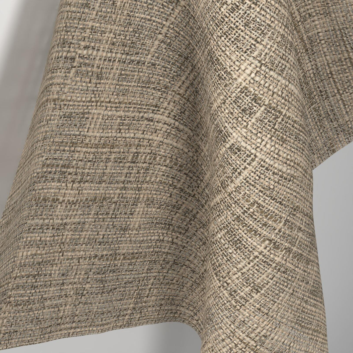 Sekers Lennox Biscuit fire retardant curtain fabric, view 2