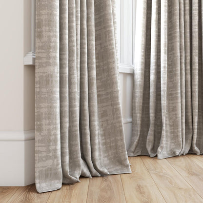 FR-One Modish Limestone fire retardant curtain fabric, view 4