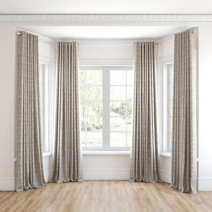 FR-One Modish Limestone fire retardant curtain fabric, view 7