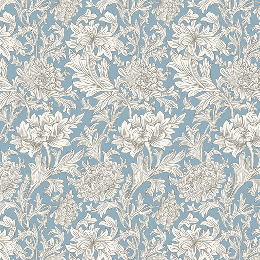 Panaz Chrysanthemum Toile E03 Slate Fire Retardant Curtains