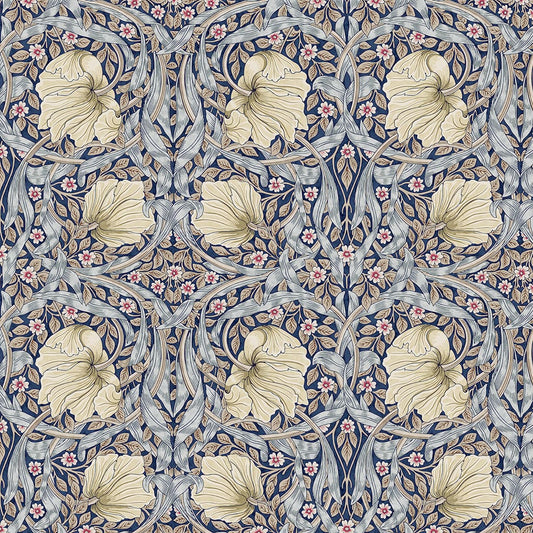 Panaz Pimpernel A10 Indigo Hemp Fire Retardant Curtains