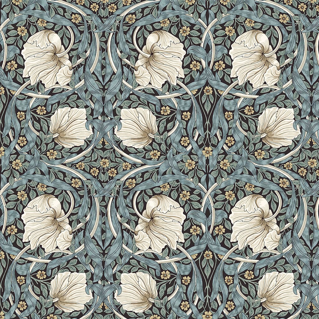 Panaz Pimpernel A11 Ink Sage Fire Retardant Curtains