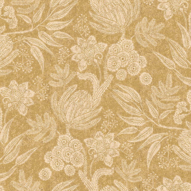 Bancroft Oakland Meadow Antique Gold Fire Retardant Curtains