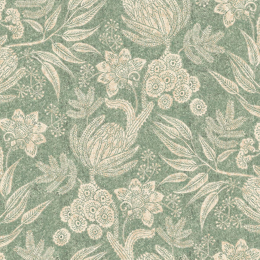 Bancroft Oakland Meadow Duck Egg Fire Retardant Curtains