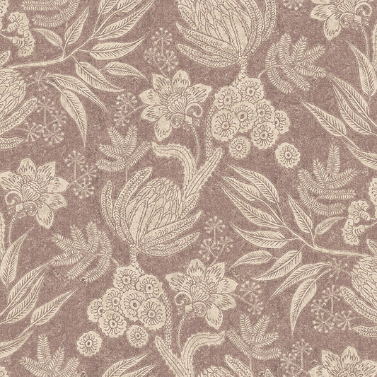 Bancroft Oakland Meadow Dusky Pink Fire Retardant Curtains