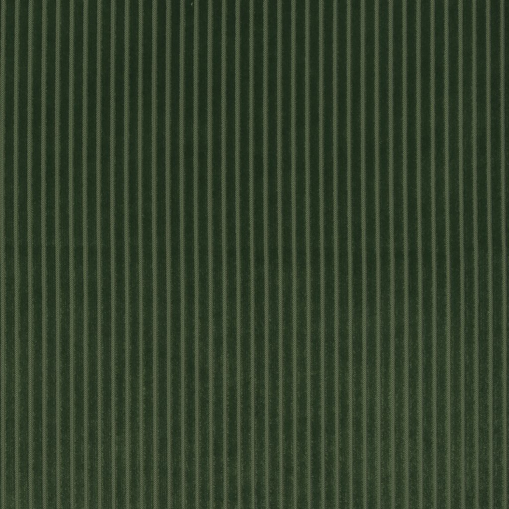 Refined Stripe 292 Racing Green fire retardant curtain fabric