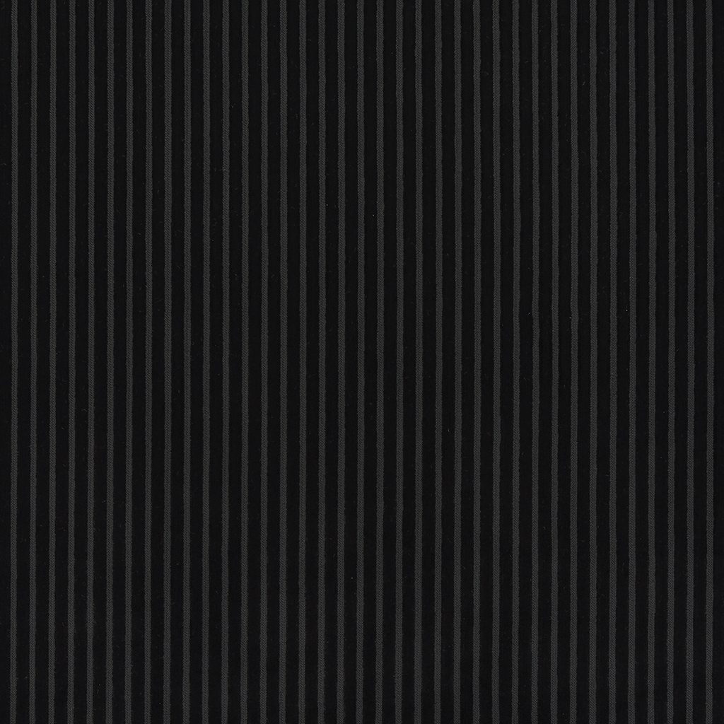 Refined Stripe 900 Black fire retardant curtain fabric