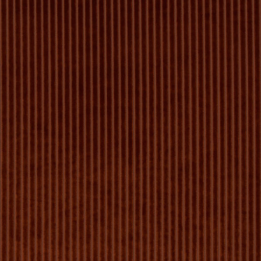 Refined Stripe 408 Terracotta fire retardant curtain fabric