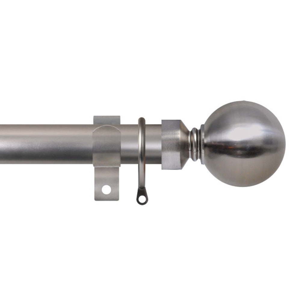 28mm contract pole kit - Brushed Nickel